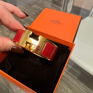 HERMES THICK CLIC CLAC H BRACELET